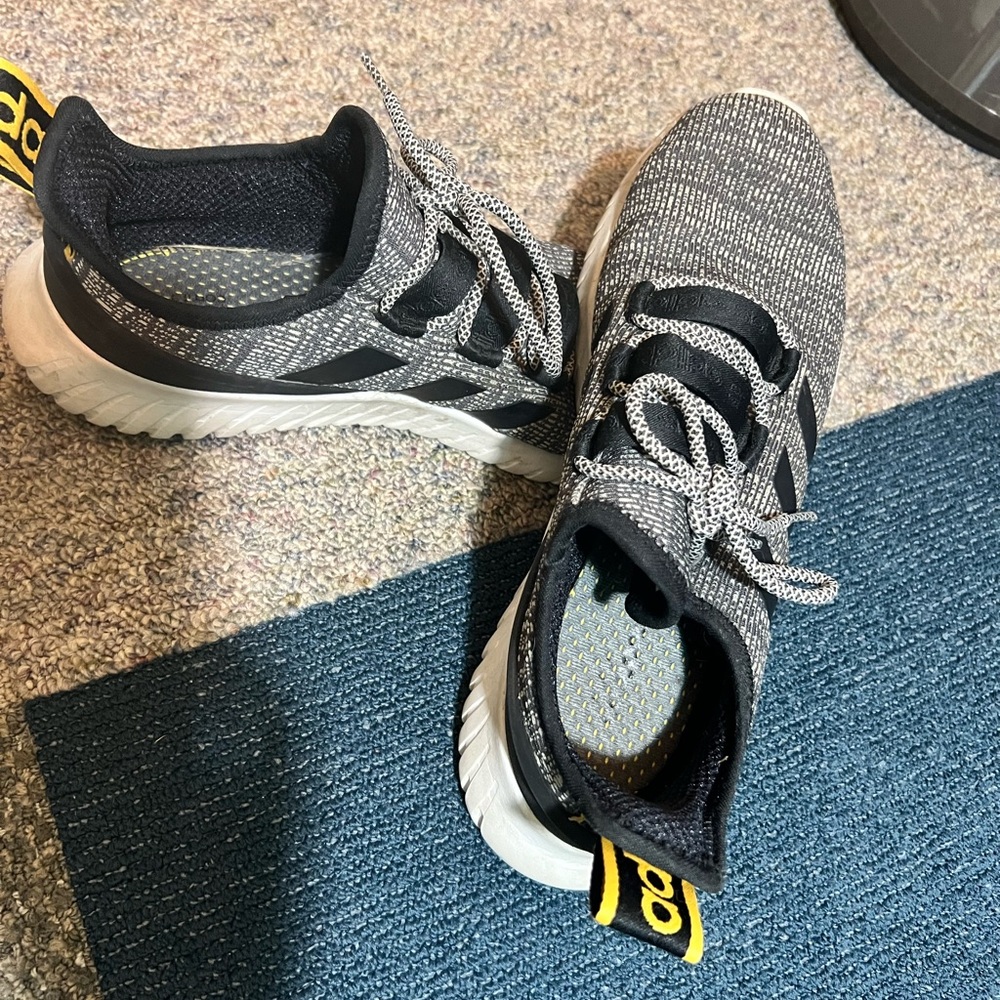 Adidas Black and Gray Sneakers